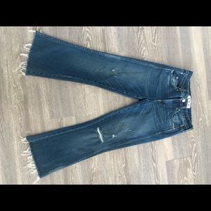 Amo Kick Flare Crop Jeans
